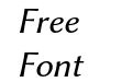 Libertinus Sans Italic