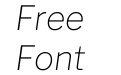 Libre Franklin Italics Regular