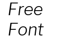 Libre Franklin Light Italic