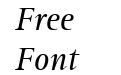 Libre Serif SSi Italic