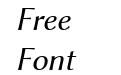 Linux Biolinum Italic