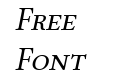 Linux Libertine Capitals Italic