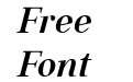 Aabced Bold Italic