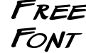 Manga speak 2 stocky Bold Italic