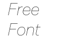 Mazin DEMO Thin Italic