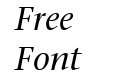 Mesouran Serif SSi Italic