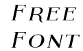 Modern Serif Italic