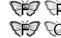 Monogram Butterfly