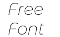 Montserrat Alternates ExtraLight Italic