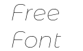 Montserrat Alternates Thin Italic