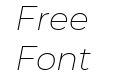 Montserrat ExtraLight Italic