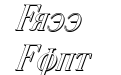 Cyberia Shadow Italic