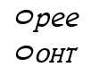 Cyrillic Italic