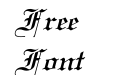 Old English Italic