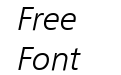 PT FreeSet Oblique Cyrillic