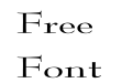 ReedFont Ex