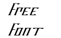 DarkWind Condensed Italic