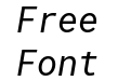 Roboto Mono Italic