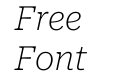 Roboto Serif Thin Italic