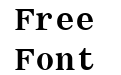 Roman Fixed-width Bold