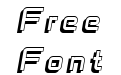 SF Fedora Titles Shadow Italic