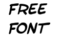 SF Toontime Bold Italic