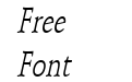 Schroeder Condensed Italic