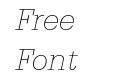 SerifaBT-ThinItalic