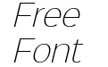 Sinkin Sans 200 X Light Italic