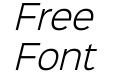 Sinkin Sans 300 Light Italic