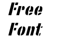 StencilSans Bold Italic