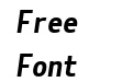 Sudo Bold Italic