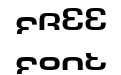 Tech Font Wide