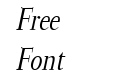 Transit Condensed Italic