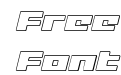 Turbo Charge Outline Italic