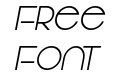 Vonique 64 Italic