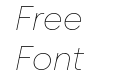 Zabal DEMO Thin Italic