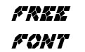 Zoom Runner Condensed Italic