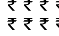 rupee symbol font