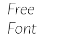 Ambra Sans Text Trial Light Italic