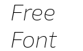 Amino-ExtraLightItalic