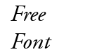 Adobe Garamond LT Italic