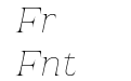 AtsaneeDemoThinItalic-MV4Kv