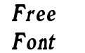 BuckinghamCondensed_Italic