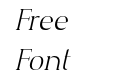 CrispLightC-Italic