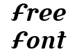 Cursive Serif Bold