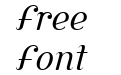 Cursive Serif Book