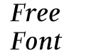 EVERY HEADLINE Medium Italic