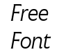 Freitag Trial Light Italic