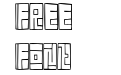 FE Box Font